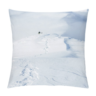 Personality  Climbers On Peak Pillow Covers