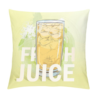 Personality  Summer Fresh Juice Cocktail Pillow Covers