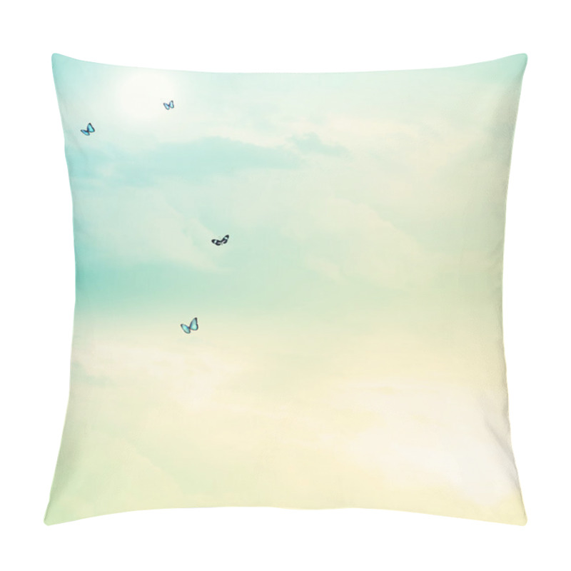 Personality  Butterflies In The Sky Pillow Covers