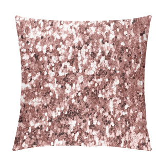 Personality  Shiny Pink Glitter Festive Background Pillow Covers