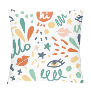 Personality  Cute Seamless Vector Pattern  Pillow Covers