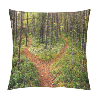Personality  Crossroads In The Forest Pillow Covers