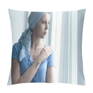 Personality  Cancer Patient Holding Arm Pillow Covers
