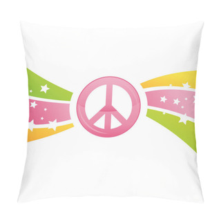 Personality  Peace Background Pillow Covers