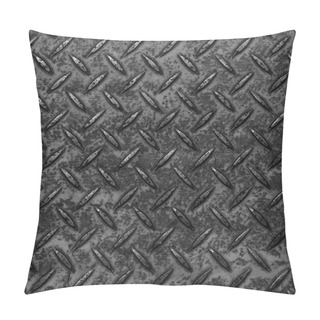 Personality  Black Diamond Plate Pattern And Background Pillow Covers