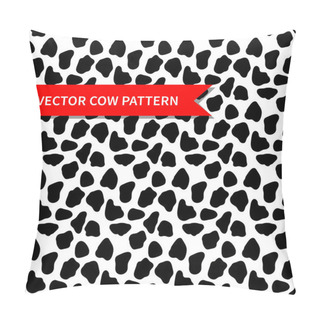 Personality  Cow Skin Vector Seamless Pattern Pillow Covers