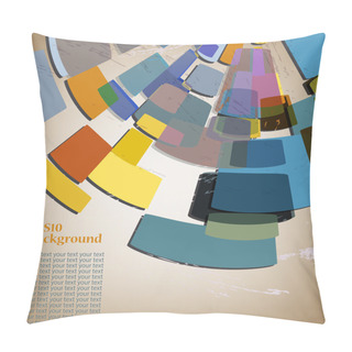 Personality  Multi-coloured Geometrical Figures Pillow Covers