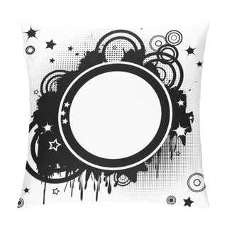Personality  Abstract Background With Funky Circles Pillow Covers
