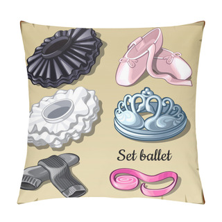 Personality  Set Of Ballet Supplies Ballerina, 6 Items Clothing Pillow Covers