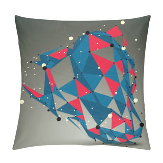 Personality  Spatial Colorful Digital Object Pillow Covers