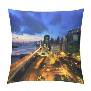 Personality  Sunset Modern City Overpass Pillow Covers