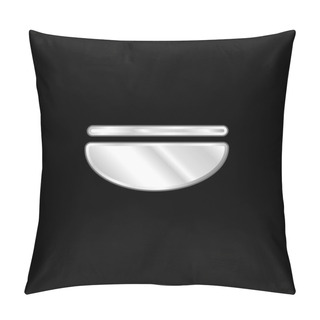 Personality  Balance Silver Plated Metallic Icon Pillow Covers