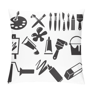 Personality  Art Icons Set Pillow Covers