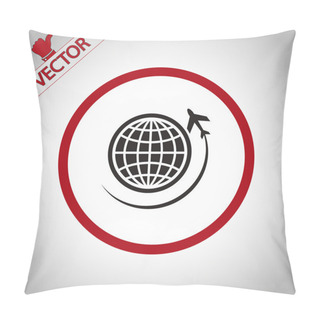 Personality  Airplane Symbols Icon Pillow Covers