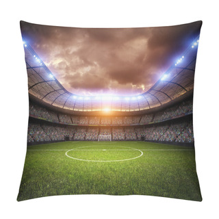 Personality  Football Stadium Background Pillow Covers