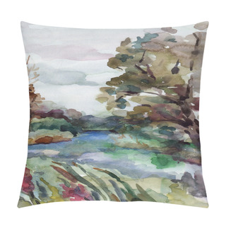 Personality  Forest, Nature Illustration Pillow Covers