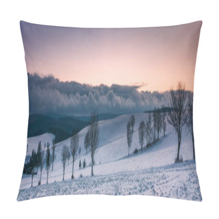 Personality  Winter Landscape With Trees Pillow Covers