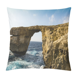 Personality  Azure Window, Gozo, Maltese Islands Pillow Covers