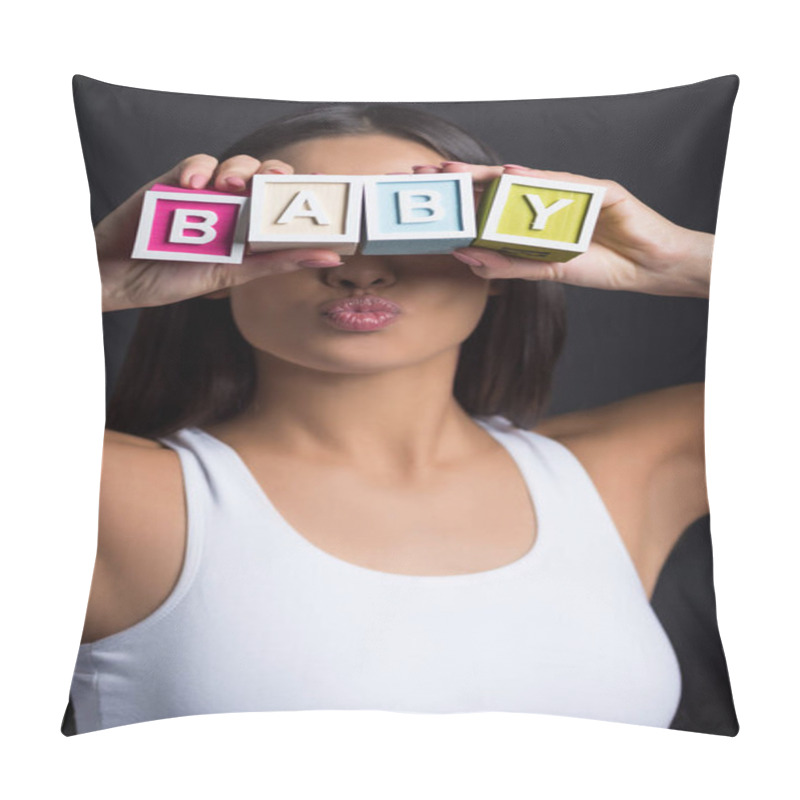 Personality  Woman With Baby Word Pillow Covers