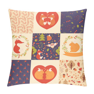 Personality  Baby Patterns And Illustrations. Pillow Covers