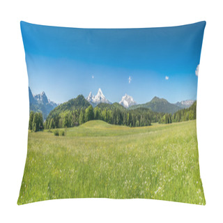 Personality  Idyllic Landscape In The Bavarian Alps, Berchtesgaden, Germany Pillow Covers