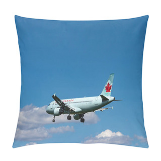 Personality  Air Canada Workhorse Jet Near Pearson International Airport, Toronto Pillow Covers