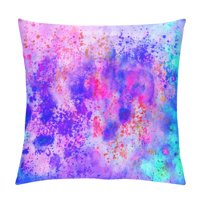 Personality  Colorful Watercolor Background Pillow Covers