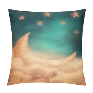 Personality  Moon And Stars Pillow Covers