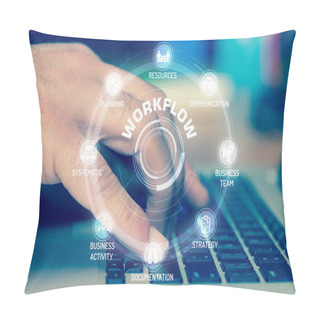 Personality  Futuristic Concept With Signs And Symbols Pillow Covers