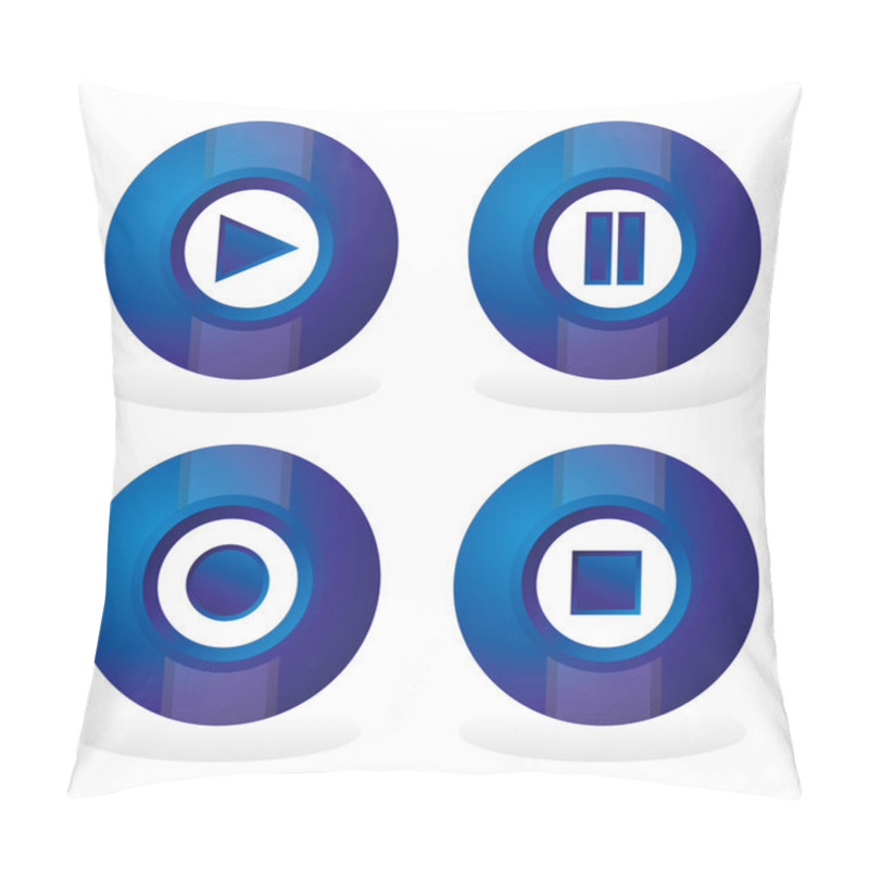 Personality  Media Sphere Button Pillow Covers