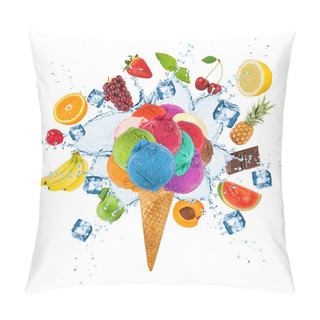 Personality  Ice Cream Concept Pillow Covers