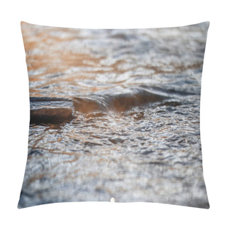 Personality  Texture Of Water With Small Waves Pillow Covers