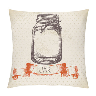 Personality  Rustic, Mason And Canning Jar. Pillow Covers