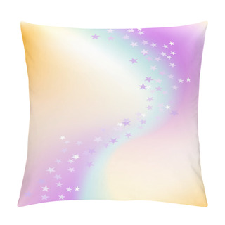 Personality  Colored Background With Stars. Background. Wallpaper. Pillow Covers
