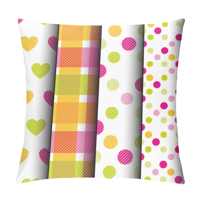 Personality  Seamless backgrounds with flowers pillow covers
