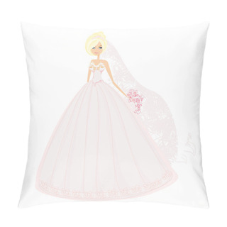 Personality  Beautiful Bride Card Pillow Covers