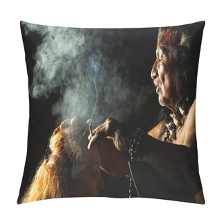 Personality  Real Shamanic Ceremony Pillow Covers