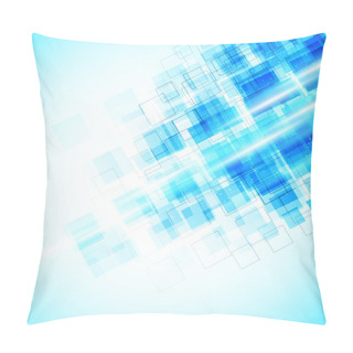 Personality  Background With Squares Pillow Covers
