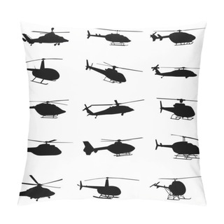 Personality  Helicopter Set Pillow Covers