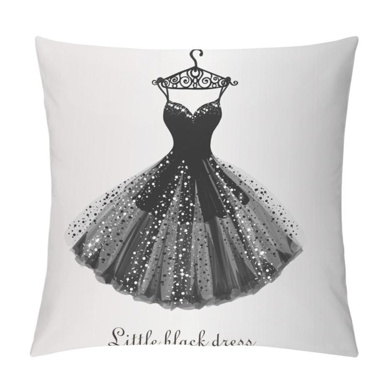 Personality  Little black dress pillow covers