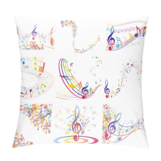 Personality  Multicolour Musical Pillow Covers