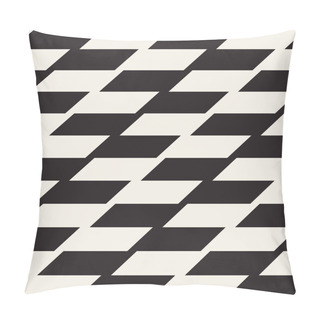 Personality  Repeating Stripes Modern Texture. Simple Regular Lines Background. Monochrome Geometric Seamless Pattern. Pillow Covers