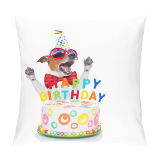 Personality  Happy Birthday Dog Singing Pillow Covers