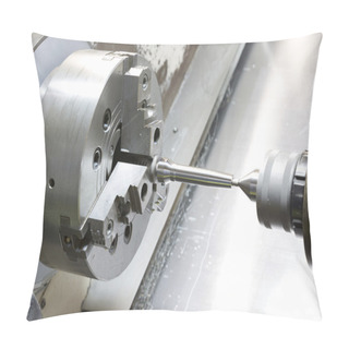 Personality  Operator Machining Mold And Die Part By CNC Turning Machine In F Pillow Covers