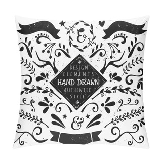 Personality  Vintage Design Elements Collection Pillow Covers