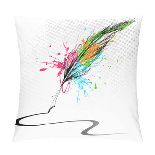 Personality  Abstract Feather Pillow Covers
