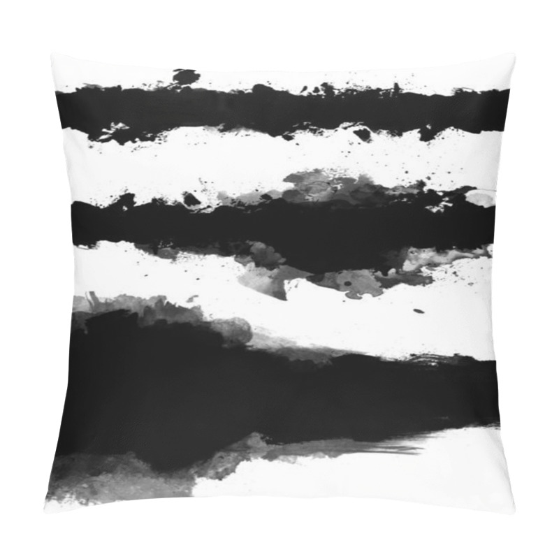 Personality  Set of black banners pillow covers