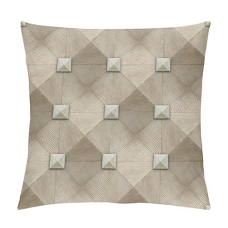 Personality  3d Background, Squares, Triangles, Seamless  Pillow Covers