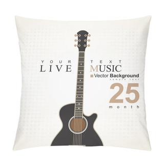 Personality  Acoustic Guitar Pillow Covers