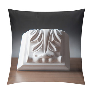 Personality  White Stucco Moulding Pillow Covers